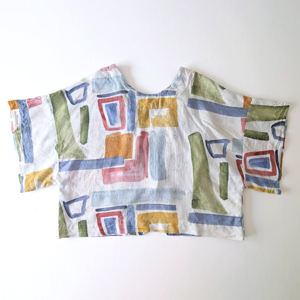 Watercolor Painter Blouse in Tencel